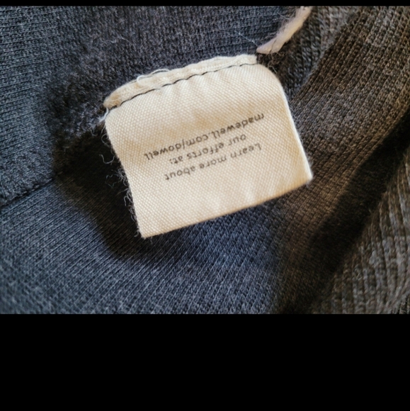 MADEWELL Mock neck, Puffed Sleeve Sweater. WOMENS Small - Picture 5 of 10